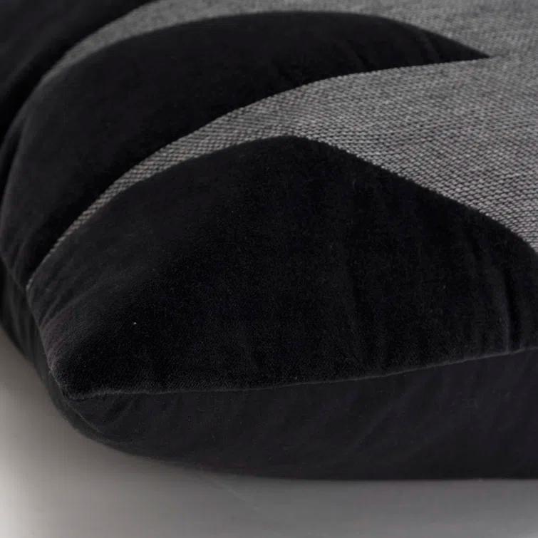 Joshelin Embroidered Cotton Throw Pillow