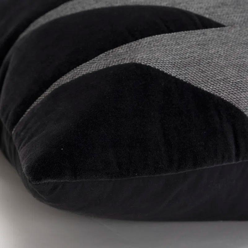 Joshelin Embroidered Cotton Throw Pillow