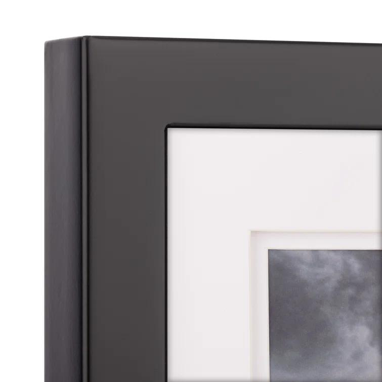 Gallery Solutions Gallery Solutions Wall Mount Or Tabletop Double Airfloat  Mat Picture Frame
