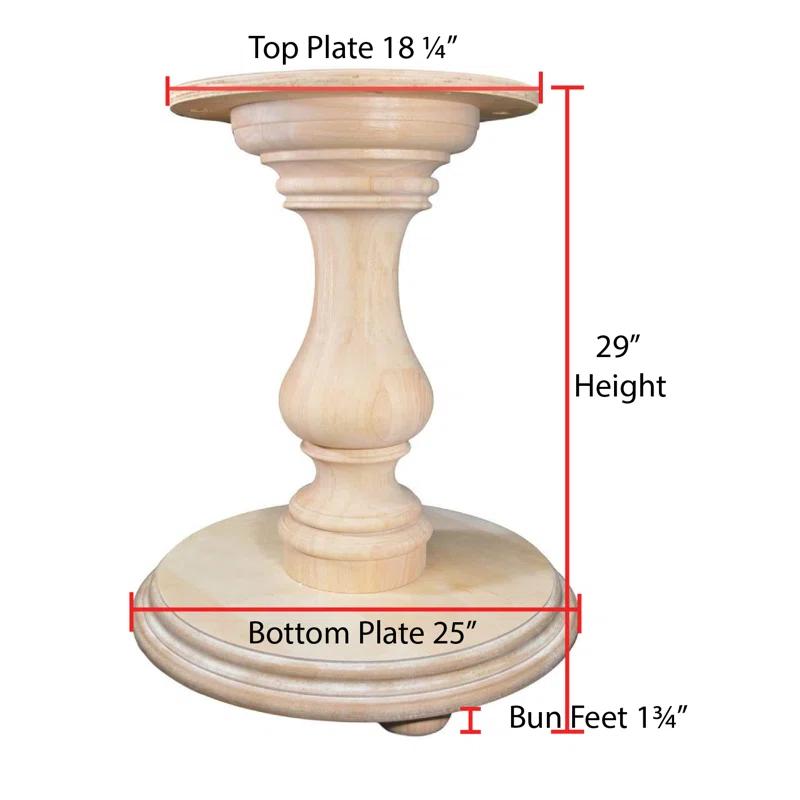 Ophelia & Co. Ignasas Pedestal Table Base