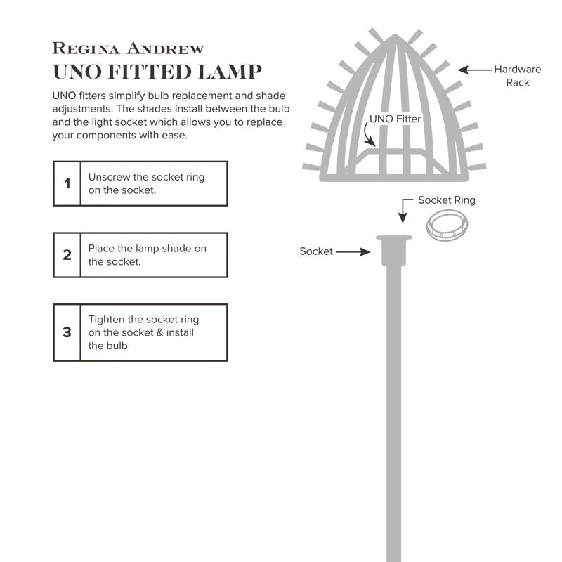 Regina Andrew Josephine Feather Table Lamp