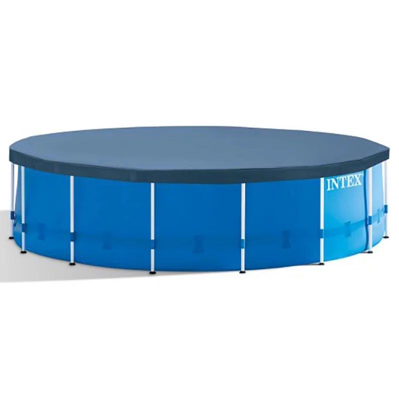 Intex Intex Metal Frame Round Above Ground Swimming Pool w/Pump