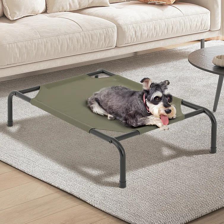Tucker Murphy Pet™ Cooling Elevated Dog Bed, Portable Raised Pet Cot with Breathable Fabric and Alloy Steel Frame