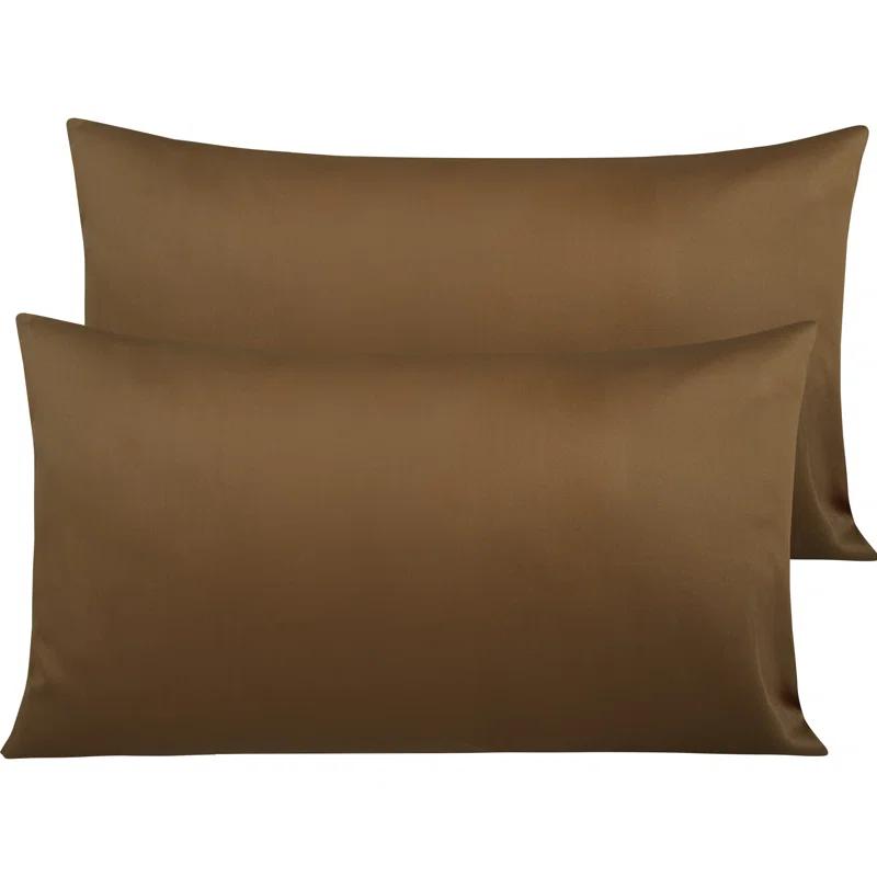 NTBAY Egyptian-Quality Cotton Bed Pillowcases, 500 Thread Count Cotton Sateen Pillowcases with Envelope Closure - NTBAY (Set of 2)