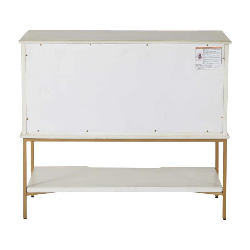 Gabby Riggs 38'' W Metal Nightstand