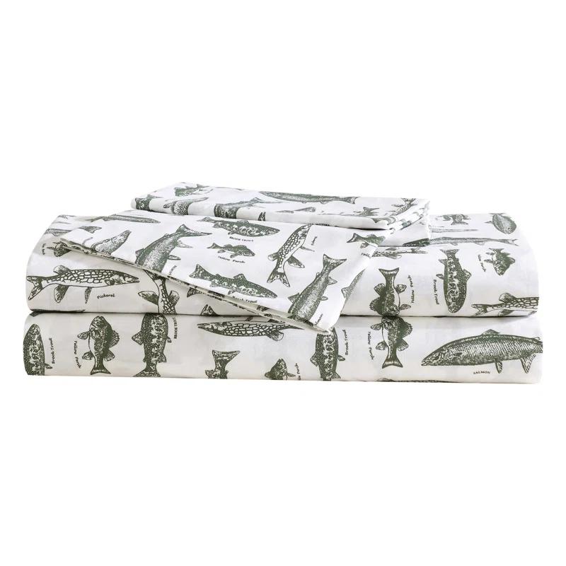 Eddie Bauer Eddie Bauer Printed Cotton Percale Sheet Sets