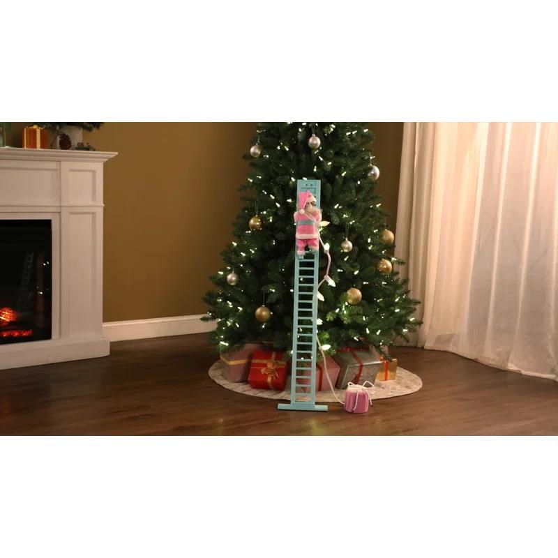Mr. Christmas Magic of Christmas 43" Animated Pastel Super Climbing Santa