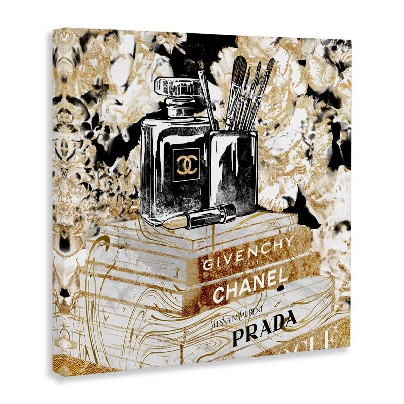 Stupell Industries Glam Designer Accessories Women's Fashion Book Detail by Ziwei Li - Graphic Art Print