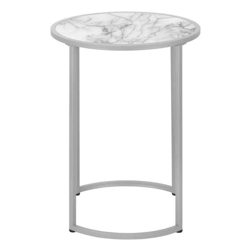 Wrought Studio™ Nightstand, Modern Accent Table, Living Room Round End Table