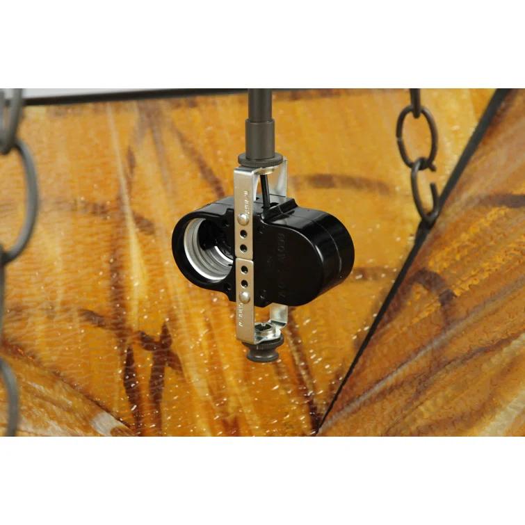 Meyda Lighting Scottsdale Glass Semi Flush Mount