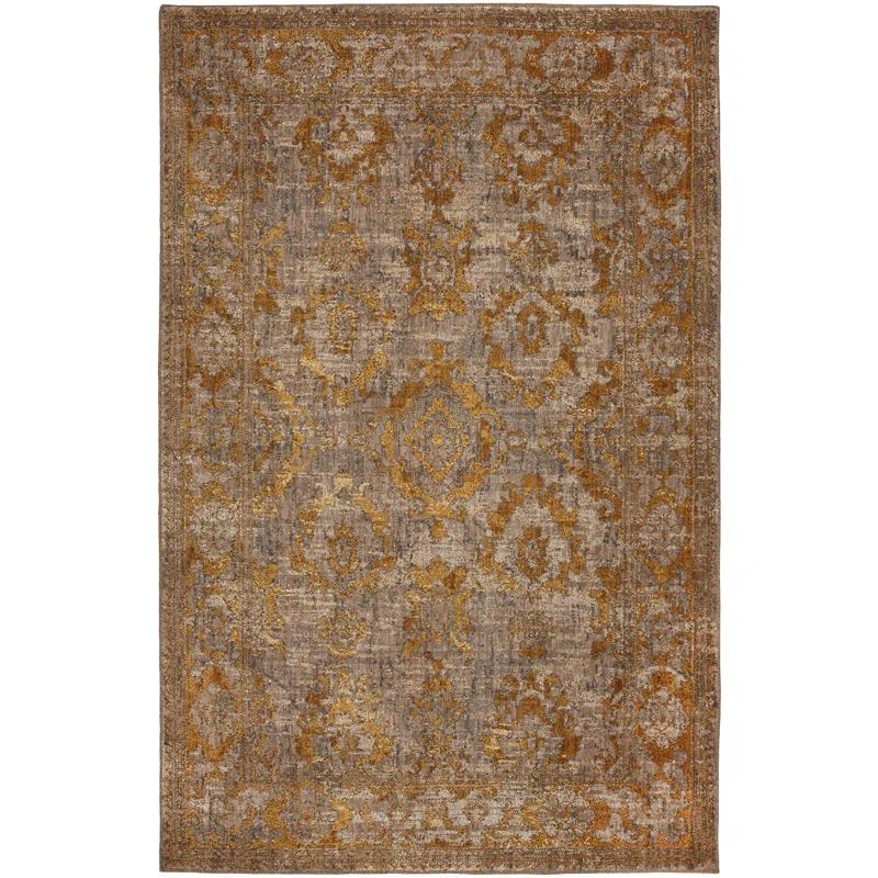 Karastan Amur Brown/Orange Area Rug