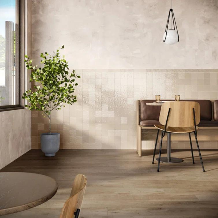 Southampton 4" x 4" Satin Finish Handmade Look Wall Tile (5.38 Sq. Ft. / Case)