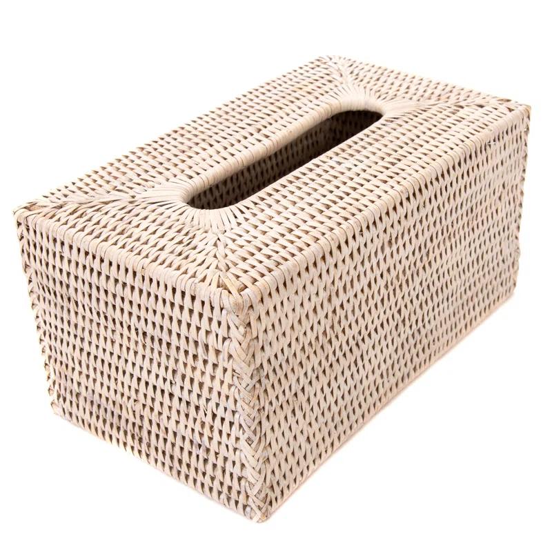 Birch Lane™ Glinda Rattan Long Tissue Box Cover & Reviews | Wayfair