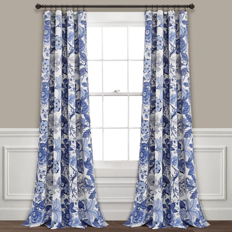 Lush Decor Polyester Room Darkening Curtain Pair (Set of 2)