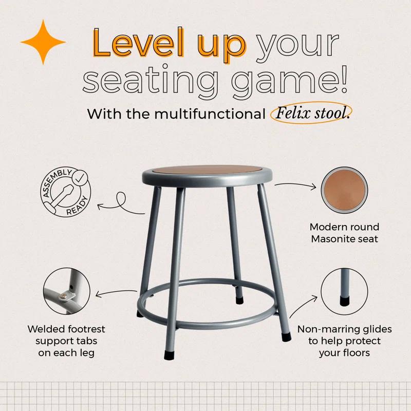 Felix Steel Stool, Assembly Ready