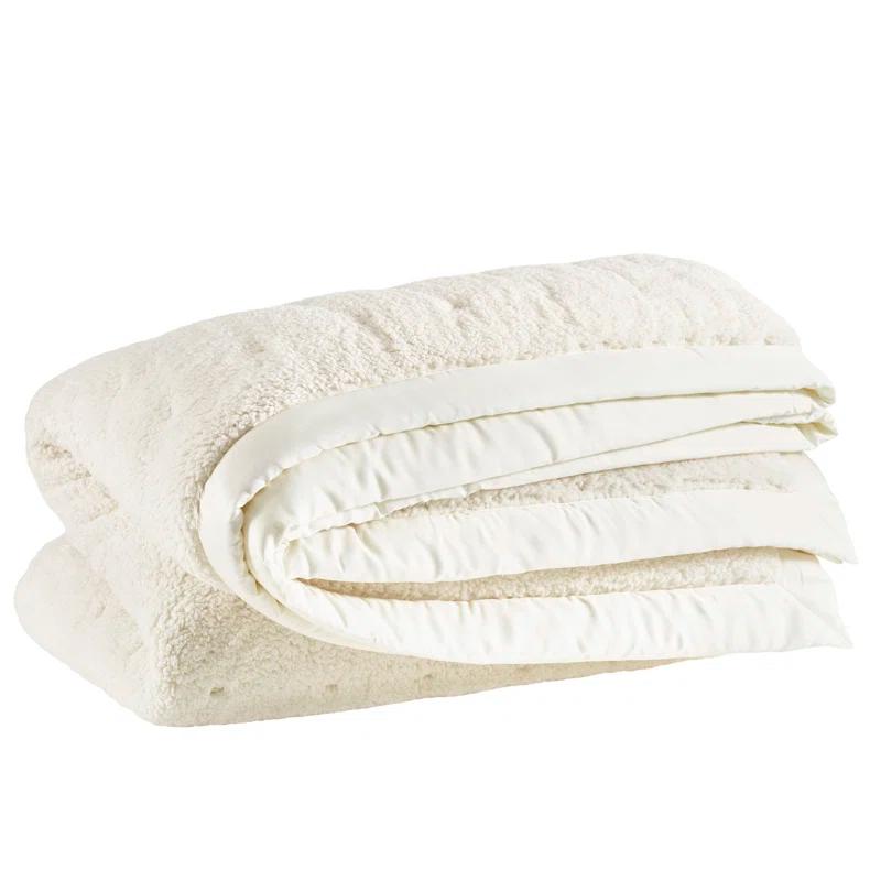 Marshmallow Fleece Grey Puff