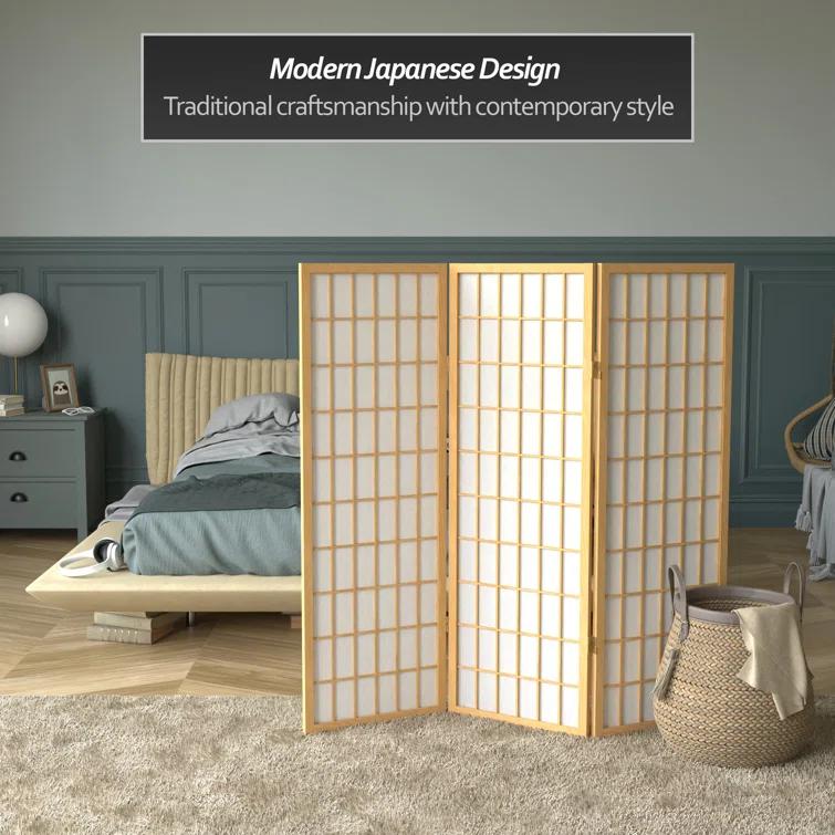 Red Barrel Studio® Niemann 70.5" Tall Room Divider Shoji Style