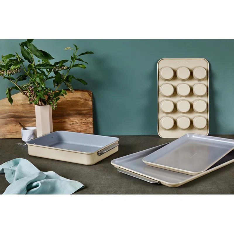 Caraway Home ® Cream Non-Stick Ceramic Baking Sheet Duo