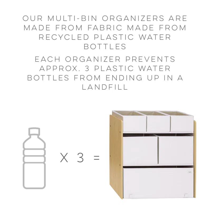 3 Sprouts - Toy Organizer Storage Unit with 6 Bins