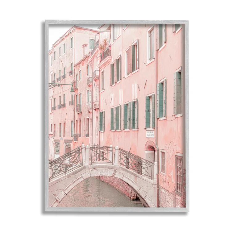 Stupell Industries City Canal Bridge Photography On Wood by Erin Marie Photograph | Wayfair