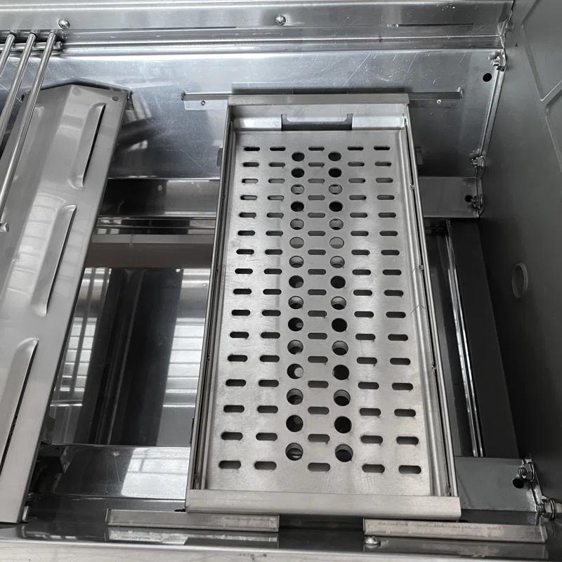 Prokan Prokan 6.83'' W x 14.7'' D Stainless Steel Charcoal Tray