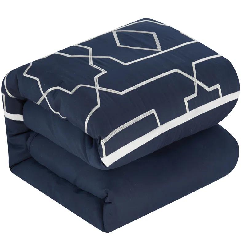 Nanshing America, Inc Tonya Microfiber 6 Piece Comforter Set