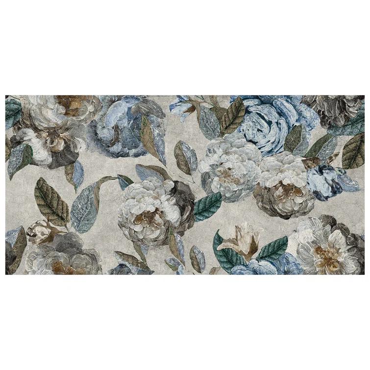 Merola Tile Parete Fiori 24" x 47" Porcelain Natural / Floral Wall & Floor Tile
