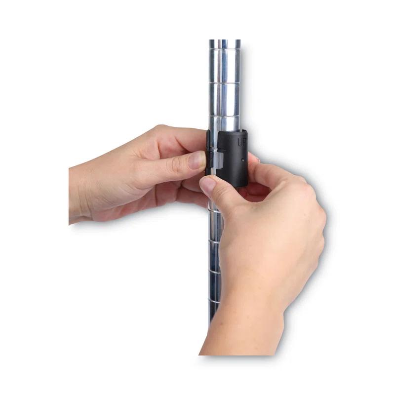 17 Stories Joan 72" H x 48" W x 18" D Commercial Wire Shelving