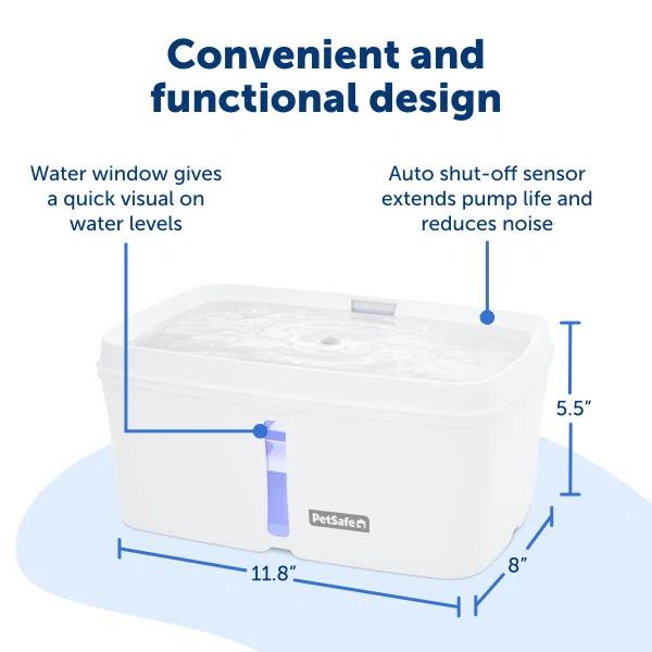 PetSafe PetSafe Viva Pet Fountain, Plastic Tray