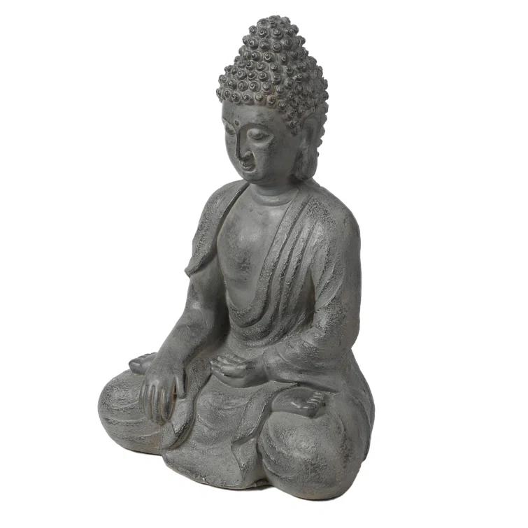 Mistana™ Eslinger Buddha Magnesium Oxide Garden Statue