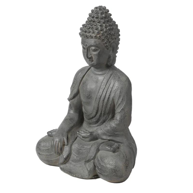 Mistana™ Eslinger Buddha Magnesium Oxide Garden Statue