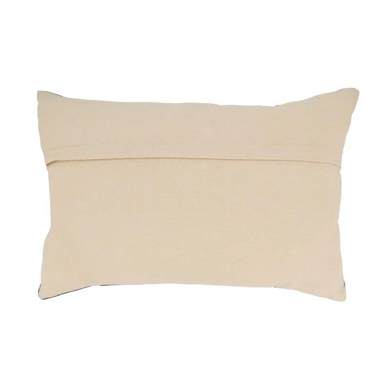 Saro Luxe Embroidered Throw Pillow Cover