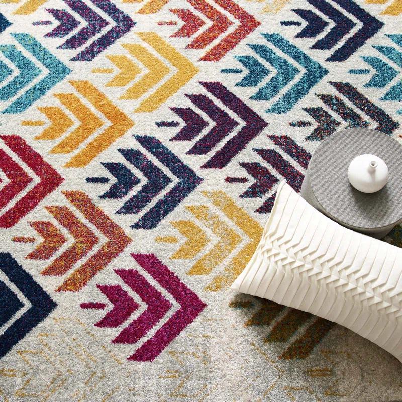 Modway Modway Entourage Florin Abstract Floral Area Rug