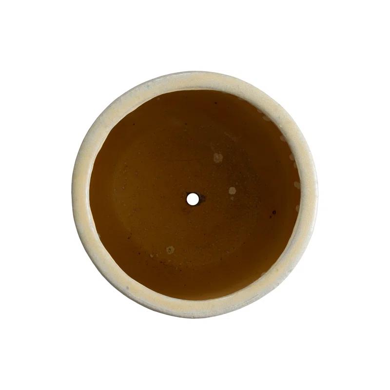 BARREL PLANTER, AMBER