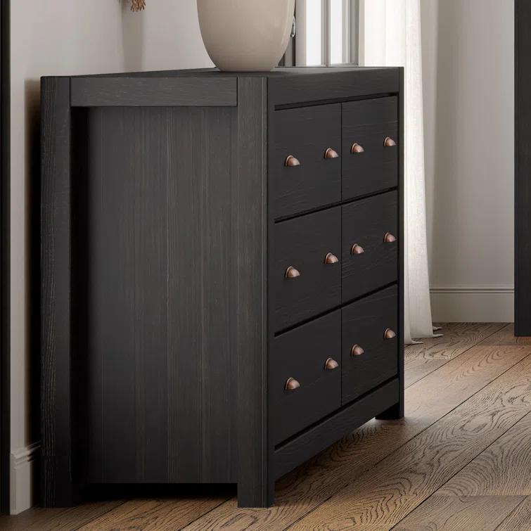 Grain Wood Furniture Montauk Solid Wood 59.5'' W 6 - Drawer Dresser
