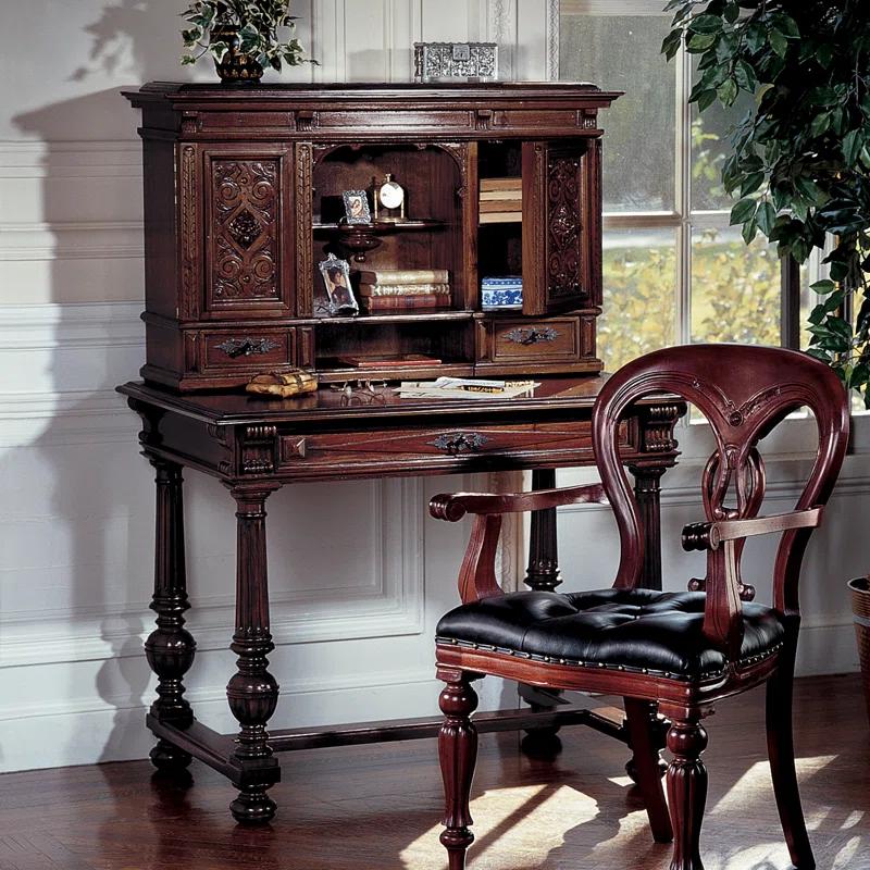 Lark Manor™ Samoset Solid Wood Base Credenza Desk
