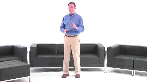 Flash Furniture Hercules Imagination Series LeatherSoft Backless Four Seat Bench w/Integrated Stainless Steel Legs