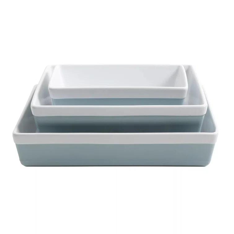 Martha Stewart Martha Stewart 3 Piece Stoneware Bakeware Set