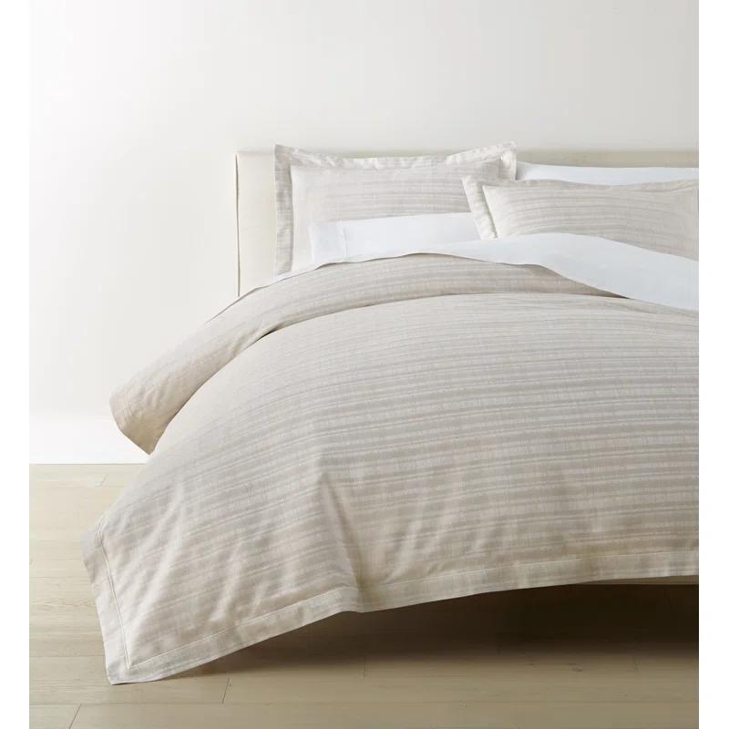 Peacock Alley Biagio Standard Cotton Reversible Modern & Contemporary Duvet Cover