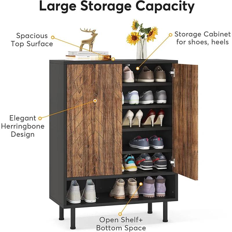 Foundry Select 18 Pair Shoe Storage Cabinet