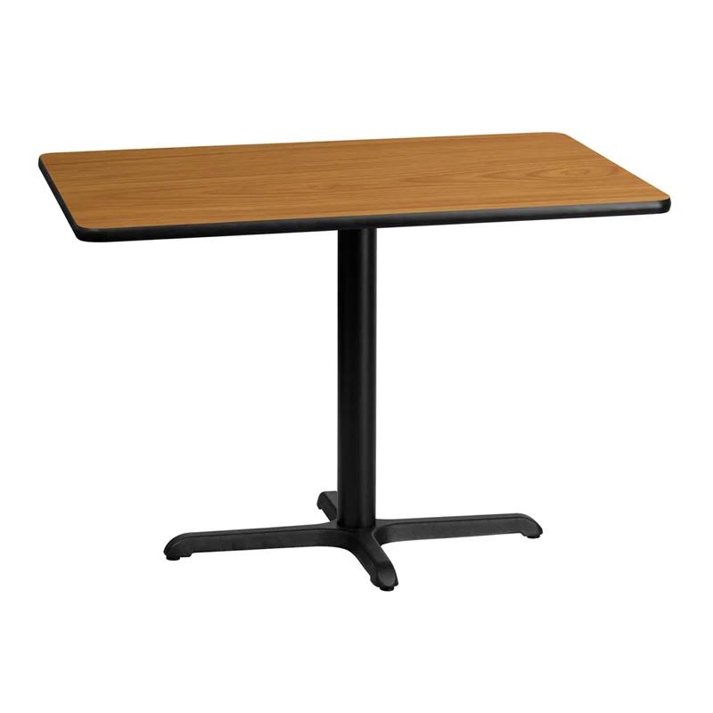 Flash Furniture Laminate Table Top with Table Height Base