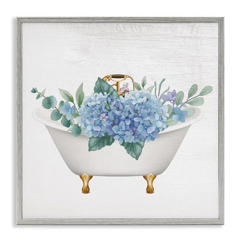Stupell Industries " Chic Bathtub Hydrangea Blossoms " by Lil' Rue