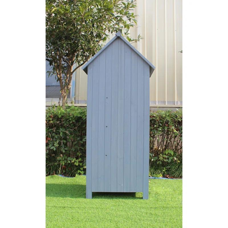 Hanover 2 ft. 5 in. W x 2 ft D Solid Wood Storage Shed