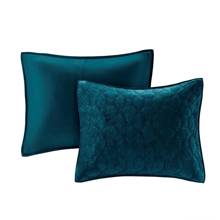 Madison Park Harper 3 Piece Velvet Quilt Set