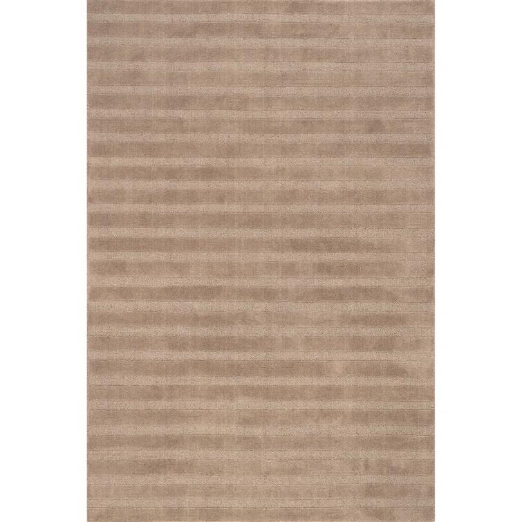 Ebern Designs Vestry Striped Wool Area Rug