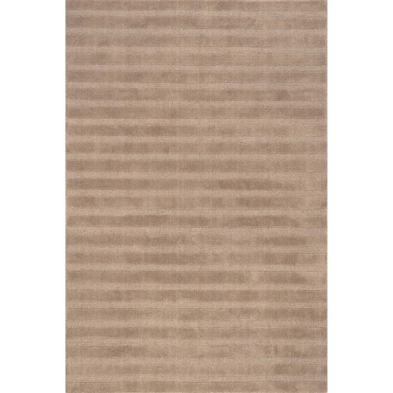 Ebern Designs Vestry Striped Wool Area Rug