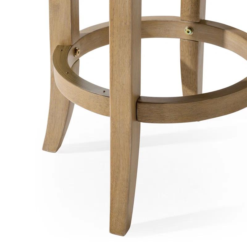 Maven Lane Maven Lane Eva Stool with Vegan Leather Upholstery
