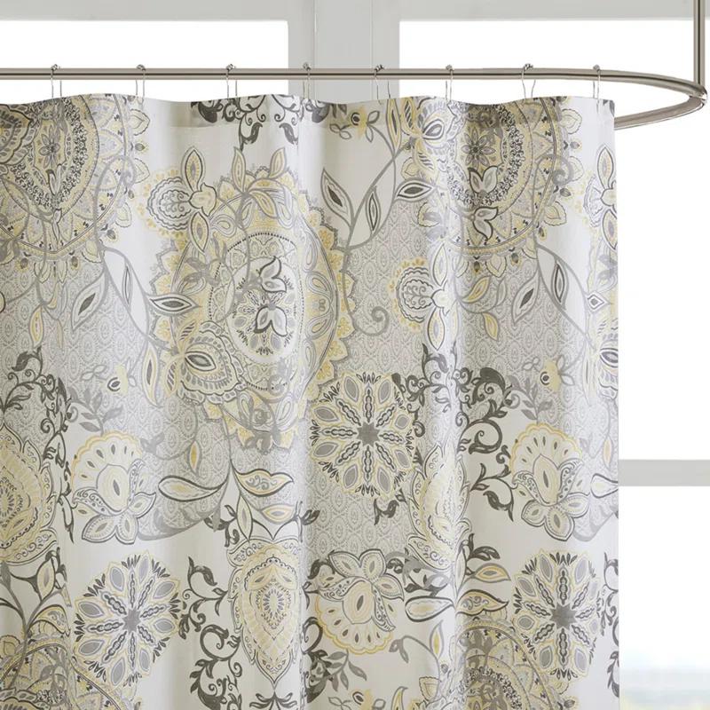 Madison Park Isla 100% Cotton Shower Curtain & Reviews | Wayfair