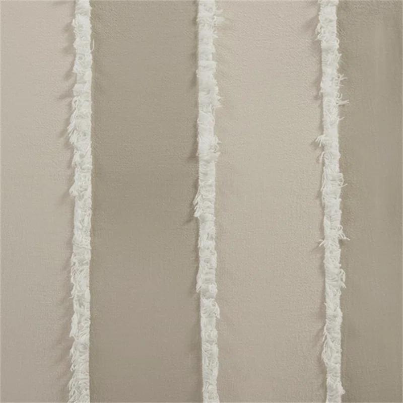 INK+IVY Shay 3 Piece Striped Cotton Duvet Cover Set