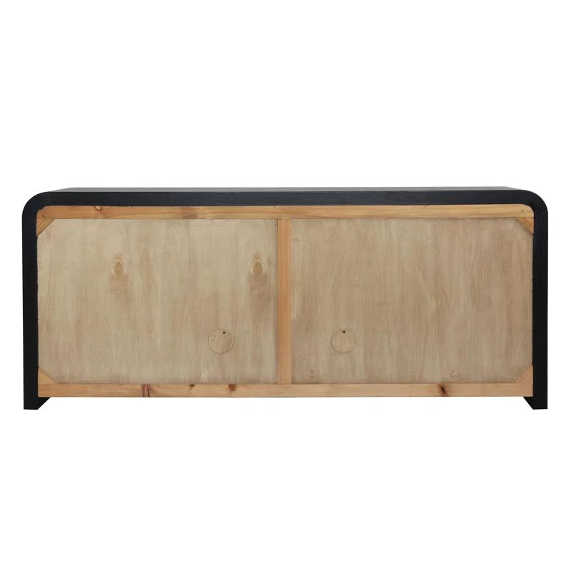 AllModern Gerda 78.75" Wide Solid Wood Sideboard | AllModern